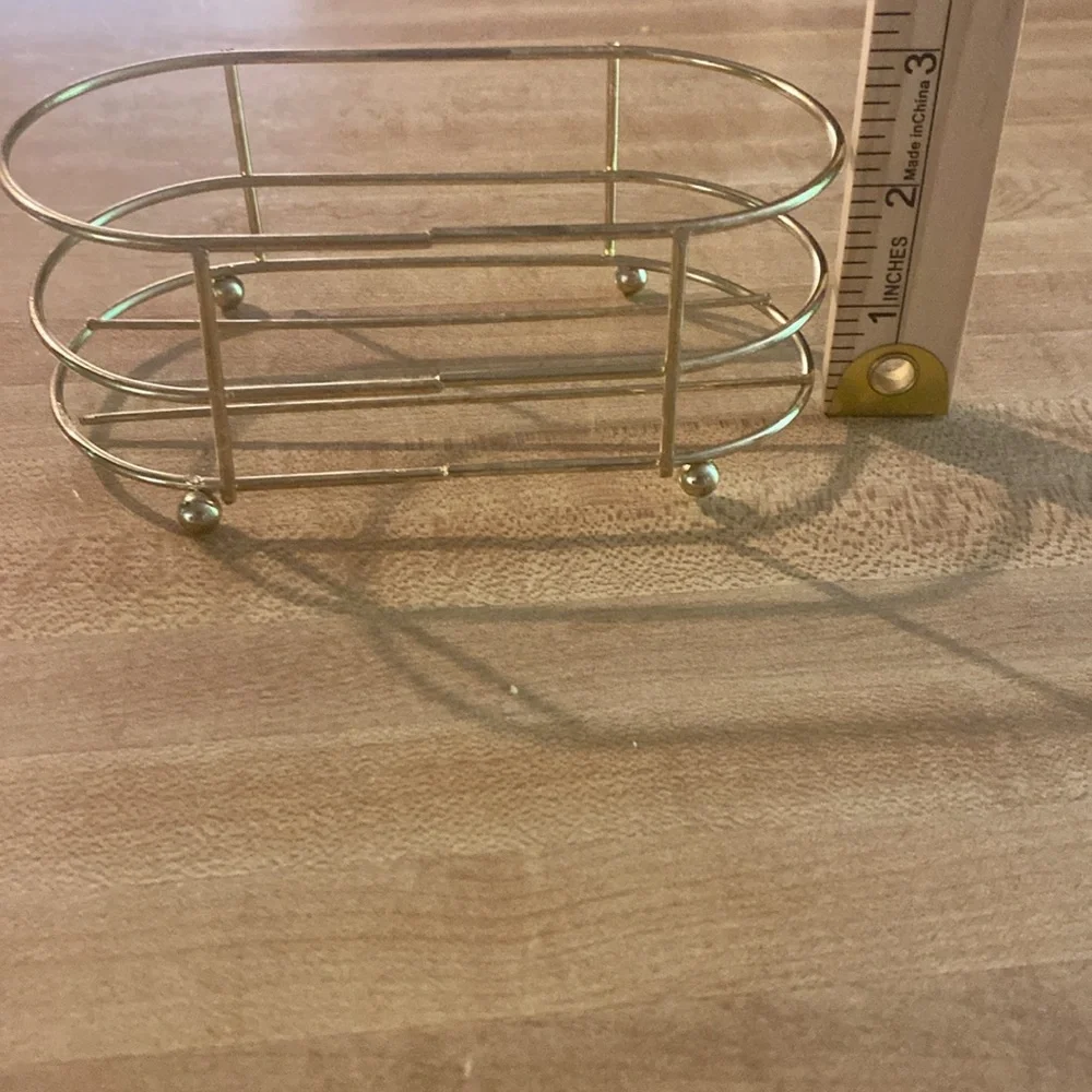 Elegant Gold Bath Caddy